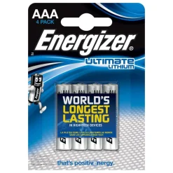 Lithium-Batterie Utimate AAA 4 Stück