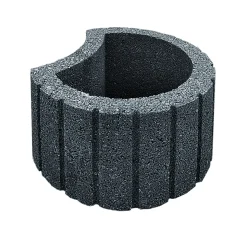 Lusit Pflanzring groß anthrazit 48 x 30 cm