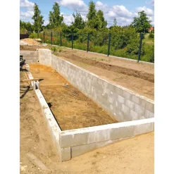 Lusit Schalungsstein 50 x 25 x 24 cm grau