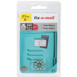 Magnet-Kugel Neodym silber D5 mm 8 St.