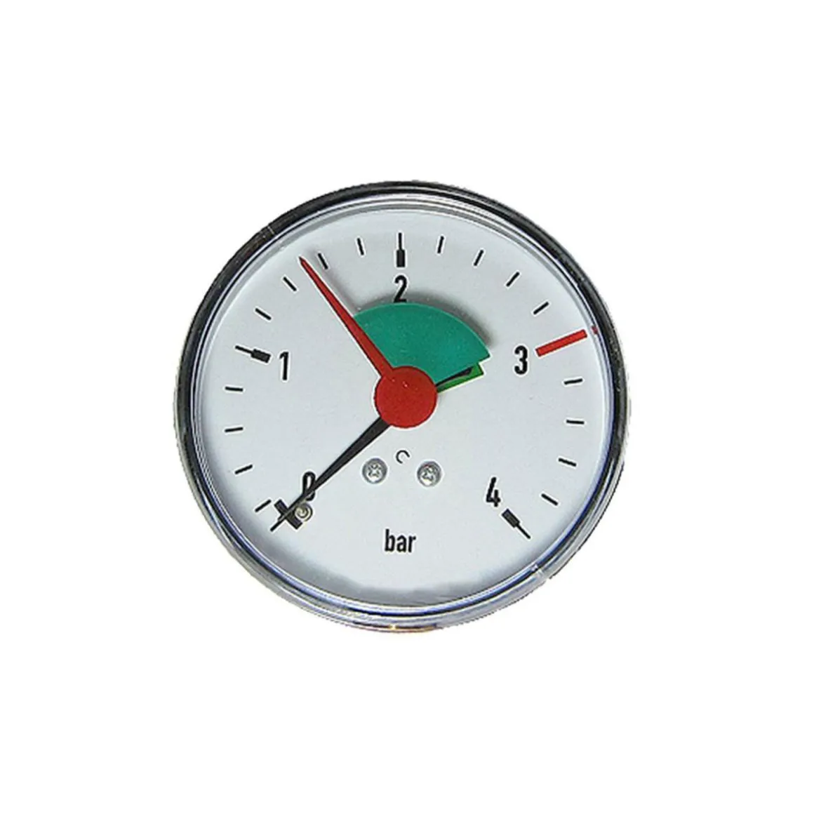 Manometer 0-4 Bar 3/8" Anschluß hinten