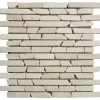 Marmormosaik Biancone Brick 25 x 25 cm