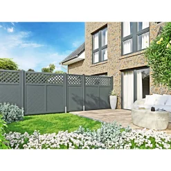 Massivzaun Pfosten, 9x9x188 cm