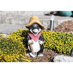 Maulwurf mit Schaufel 21 x 19 x 40 cm