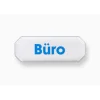 Metafranc Hinweisschild Büro Kunststoff weiß