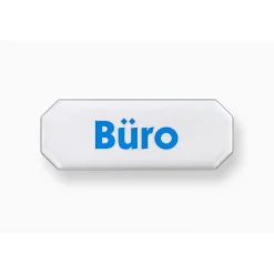 Metafranc Hinweisschild Büro Kunststoff weiß