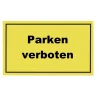 Metafranc Verbotsschild Parken verboten Kunststoff rot
