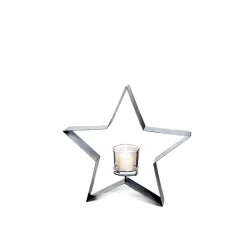 Metallstand Stern anthrazit matt pulverbeschichtet 58 x 10 x 56 cm