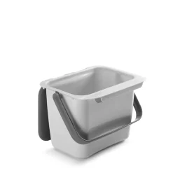 Metaltex Bio-Abfallsammler Bin Tex 19,3 x 24,6 x 19 cm grau