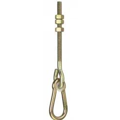 Metrax Schaukelhaken Karabinerhaken silber M12 x 140