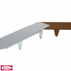 Mähroboter Rasenkante Metall verzinkt 43,7 x 12 x 6,5 cm 2er Set