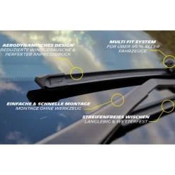 Michelin Scheibenwischer Wiper-Blades MF70X