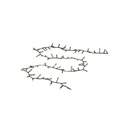 Micro LED Compactlights gefrostet, 400bernsteinfarbene Dioden