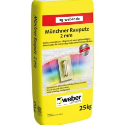 Münchner Rauputz 2 mm 25 kg