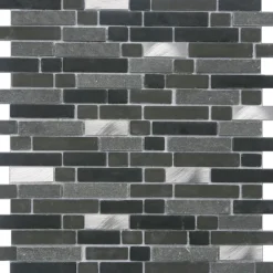 Mosaik Glas und Stein Schifer/Alu/Glas