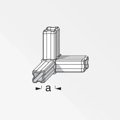 MyTool Eckverbinder 23,5 cm schwarz