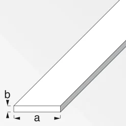 MyTool Flachstange 30 x 2 cm silber