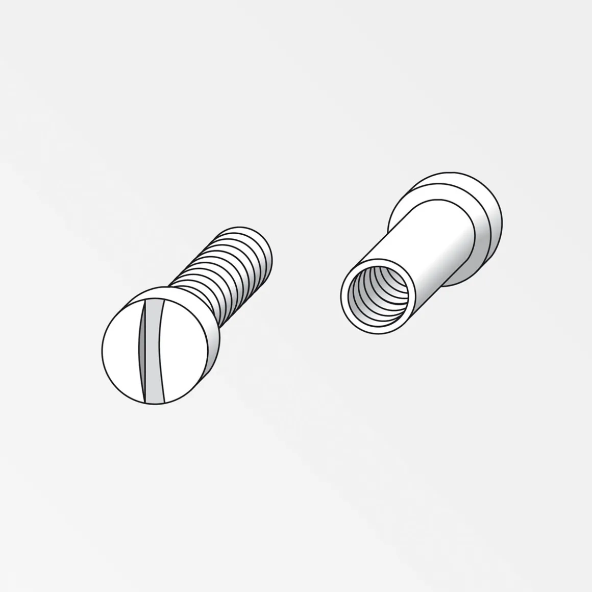 MyTool Hülsenmutter-Set Prismatech M3 x 6-7 mm 24-teilig