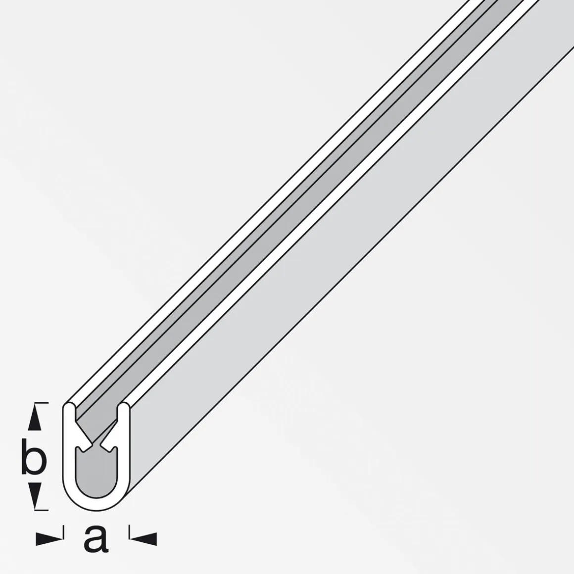 MyTool Kantenschutz 9,5 x 6,5 mm 2,5m schwarz