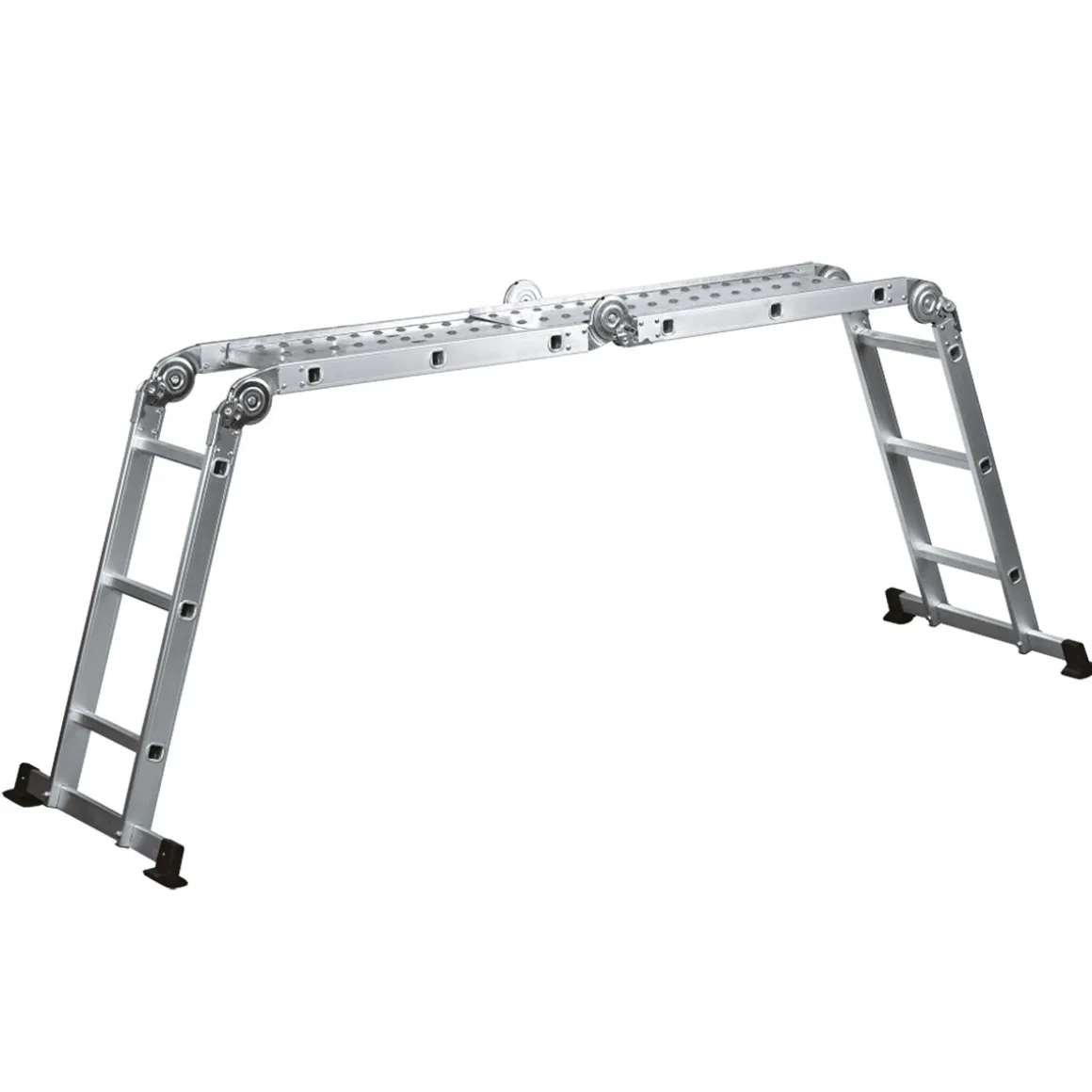 MyTool Mehrzweckleiter mit Arbeitsplattform 4 x 3 Stufen