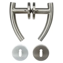 MyTool Rosetten-Drückergarnitur Norderney grau