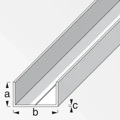 MyTool U-Profil 23,5 x 43,5 mm 1m blank