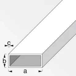 MyTool Vierkant-Rohr 30 x 20 x 1,5 mm 1m kaltgewalzt