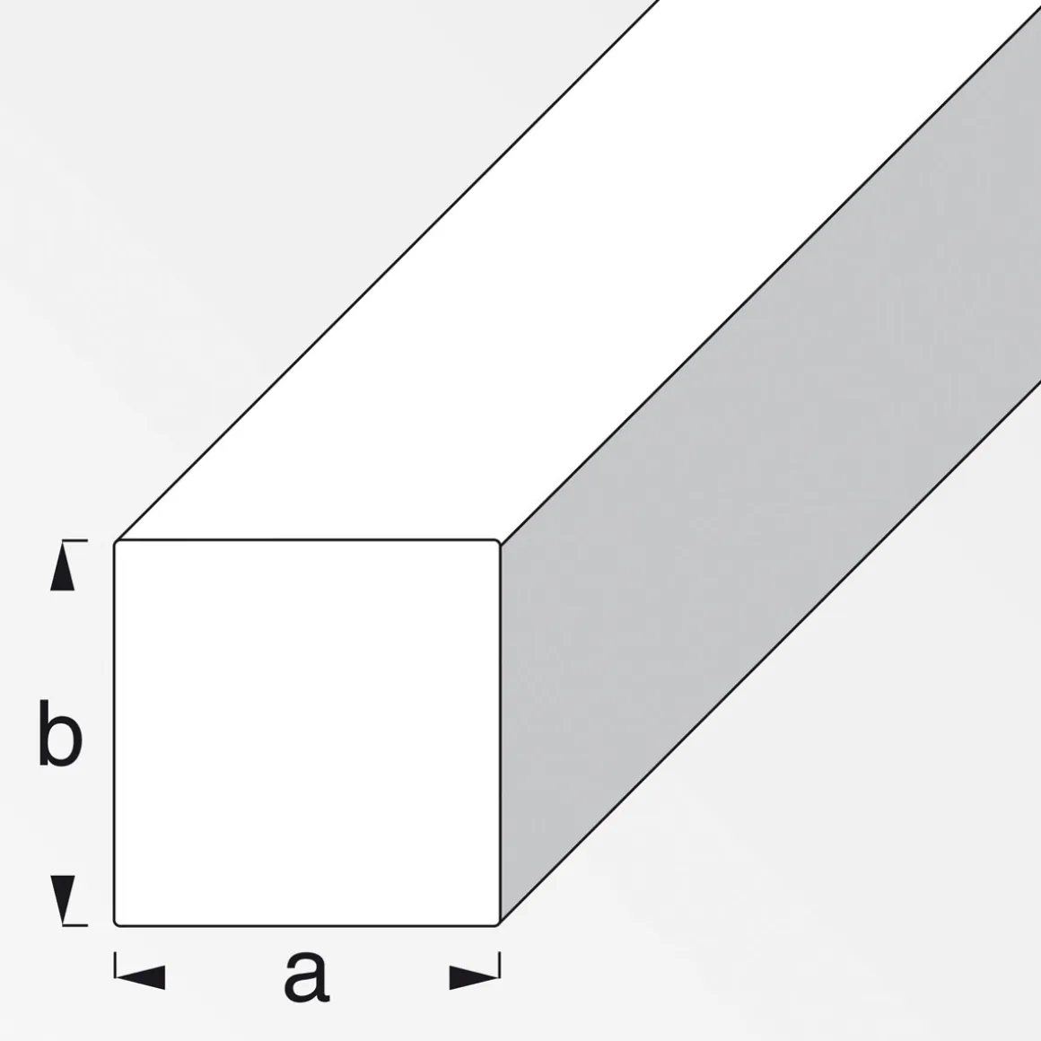 MyTool Vierkant-Stange 12 x 12 mm 1m warmgewalzt
