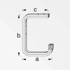 MyTool Wand- und Deckenhaken 150 x 225 cm blank