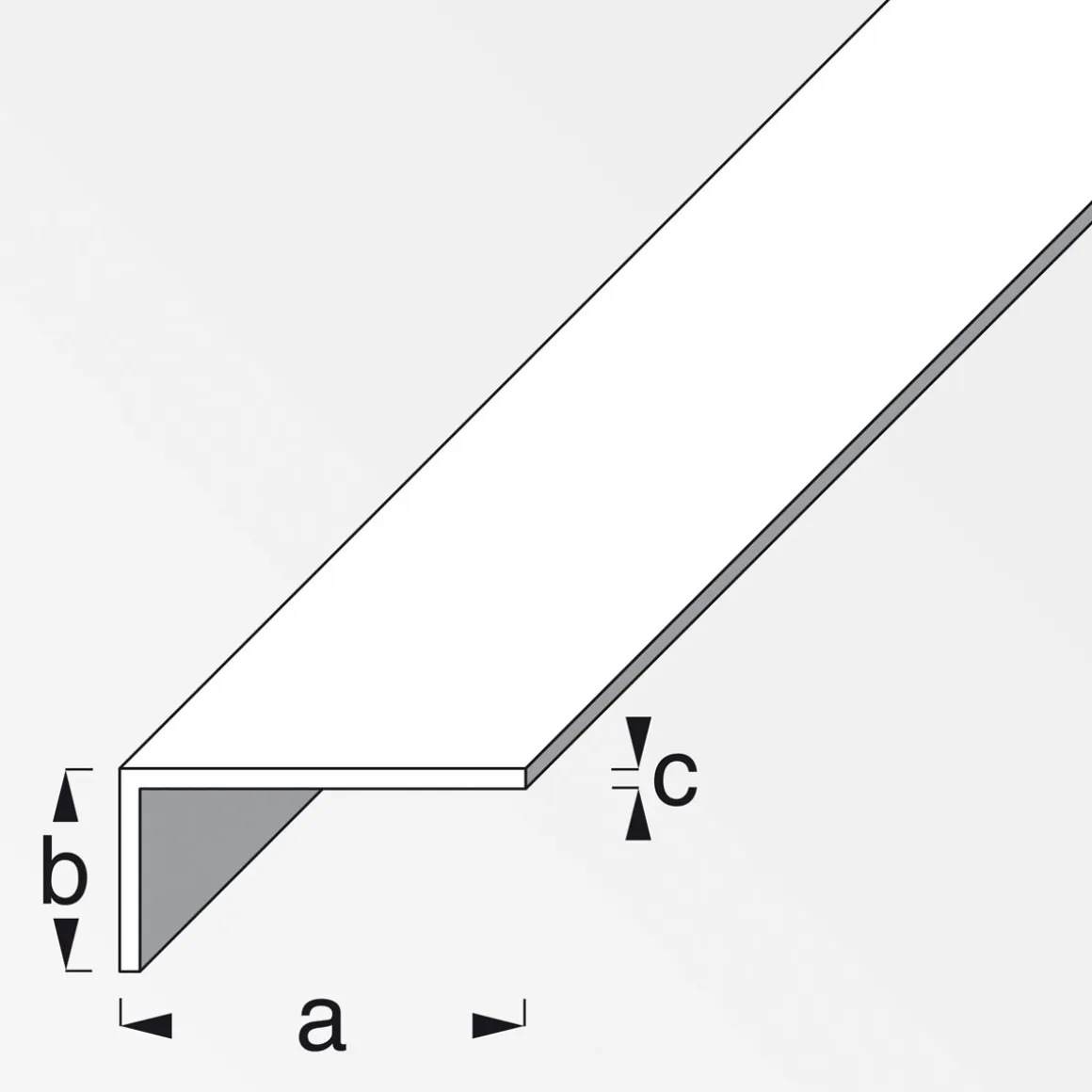 MyTool Winkel 25 x 20 x 1,5 cm 2m silber