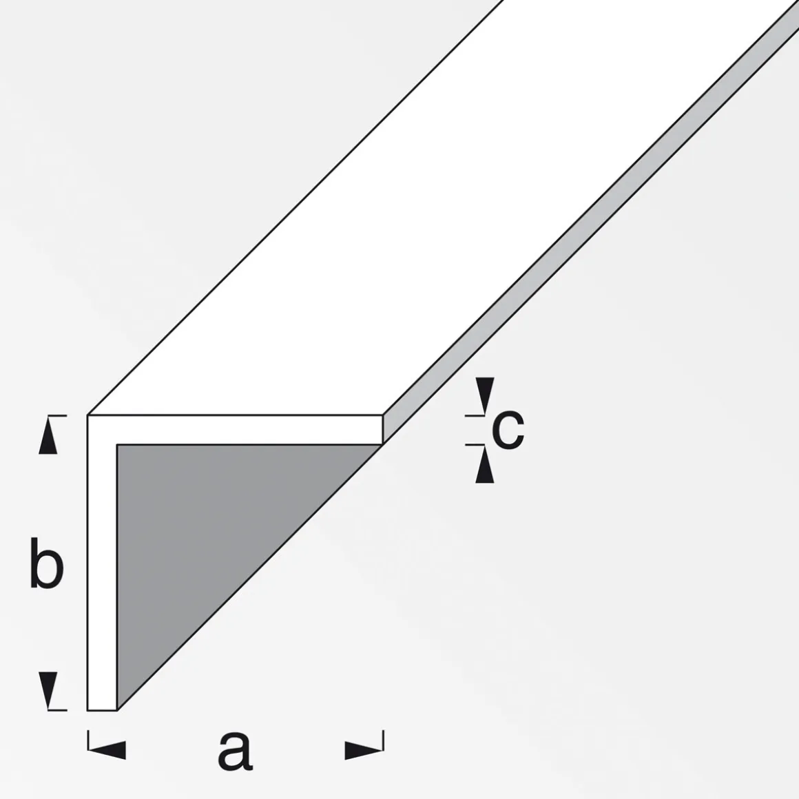 MyTool Winkel 10 x 10 x 1 mm 1m messing