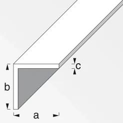 MyTool Winkel 20 x 20 x 1,5 mm 2m silber