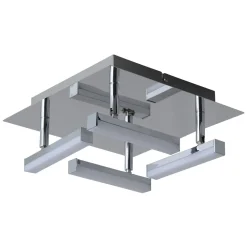 Naeve LED DL Turin Metall/KS chromeLxBxH: 25x25x11cm dimmbar