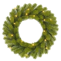 Nagoya Kranz grün LED batteriebetrieben 12x45cm