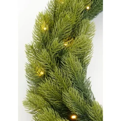 Nagoya Kranz grün LED batteriebetrieben 12x45cm