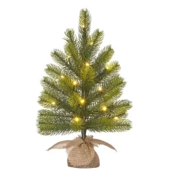 Nagoya Weihnachtsbaum grün LED 45x25 cm batteriebetrieben