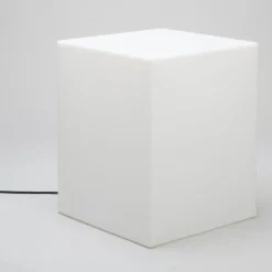 NewGarden LED-Würfelleuchte Cuby 53 Kabelanschluss weiß