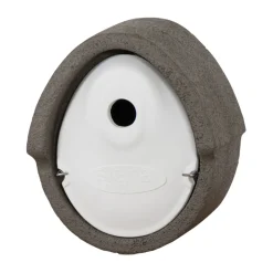 Nistkasten oval, grau