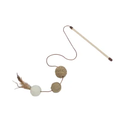 Nobby Angel mit drei Bällen Stab 25 cm Bälle 4-5 cm