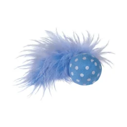 Nobby Ball mit Rassel Feder 4 cm