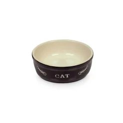 Nobby Katzen Keramikschale Cat schwarz Durchmesser 13,5 x5 cm