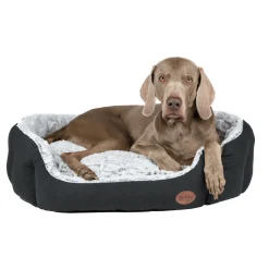 Nobby Komfort-Bett Cacho oval 86 x 70 x 24 cm dunkelgrau