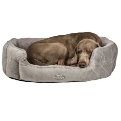 Nobby Komfort-Bett Ceno oval 45 x 40 x 19 cm grau