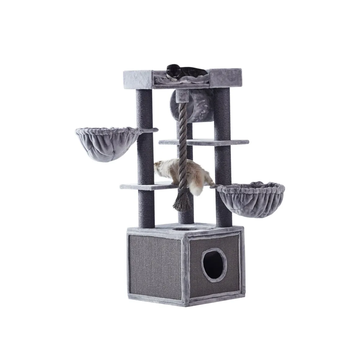 Nobby Kratzbaum ADILE grau 60 x 60 cm