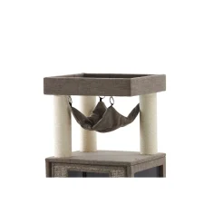 Nobby Kratzbaum Kasil 100 x 50 x 203 cm braun-Leinenoptik