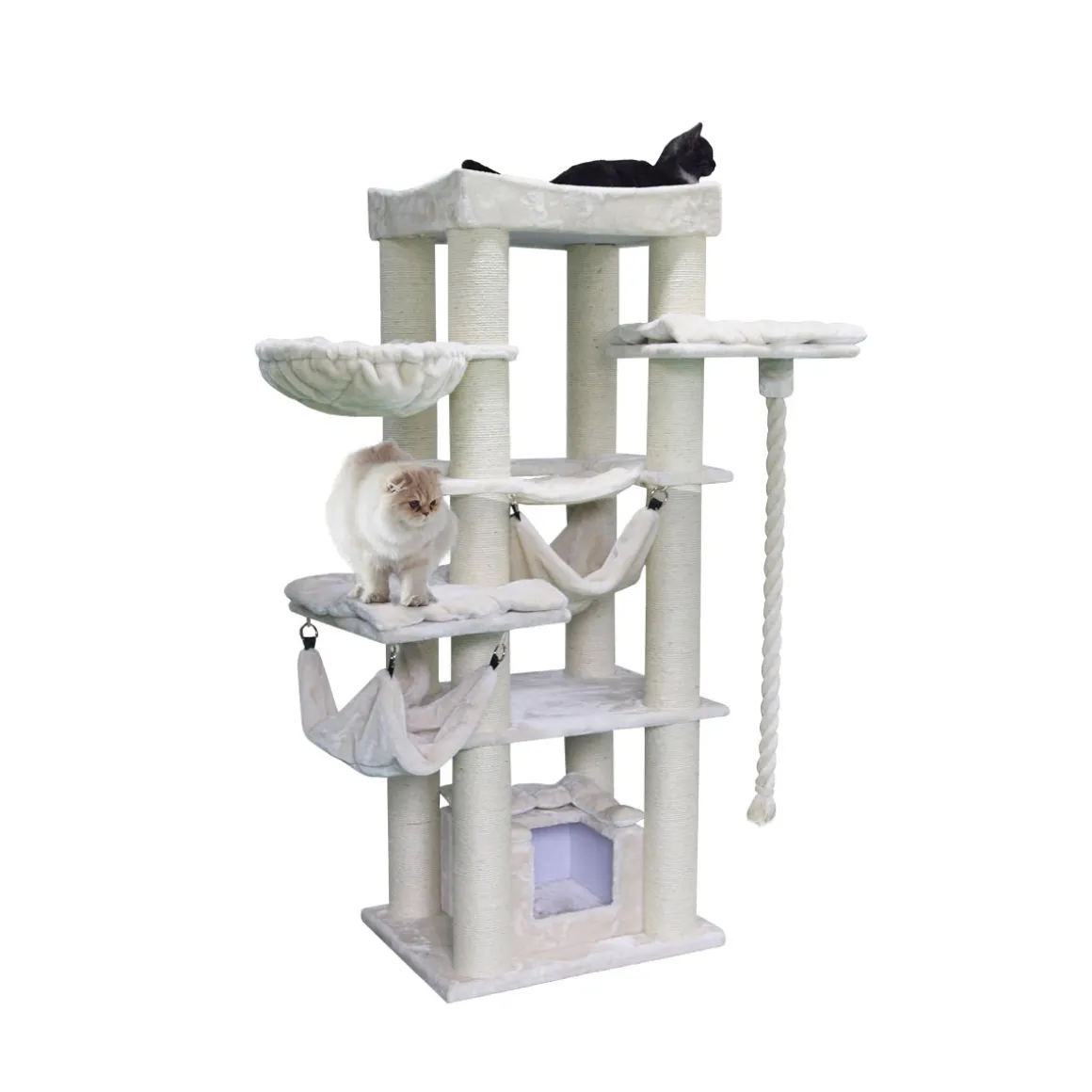 Nobby Kratzbaum Rubi 60 x 80 x 197 cm cream