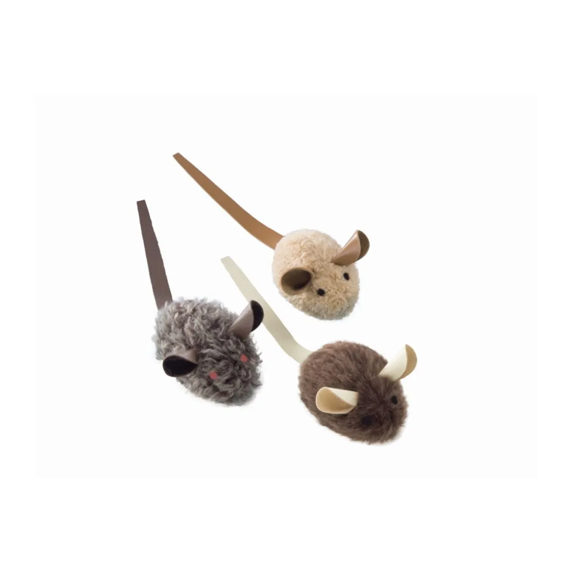 Nobby Plüschmaus Lederschwanz klein 6 cm 3 St