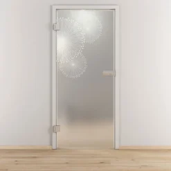 Novadoors Glasdrehtür NOVA 507 mattiert 83,4 x 197,2 cm Links