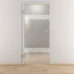 Novadoors Glasdrehtür NOVA 550 mattiert 95,9 x 197,2 cm Links