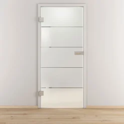 Novadoors Glasdrehtür NOVA 503 mattiert 70,9 x 197,2 cm Links